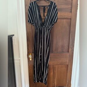 Band of gypsies medium pinstripe jumpsuit